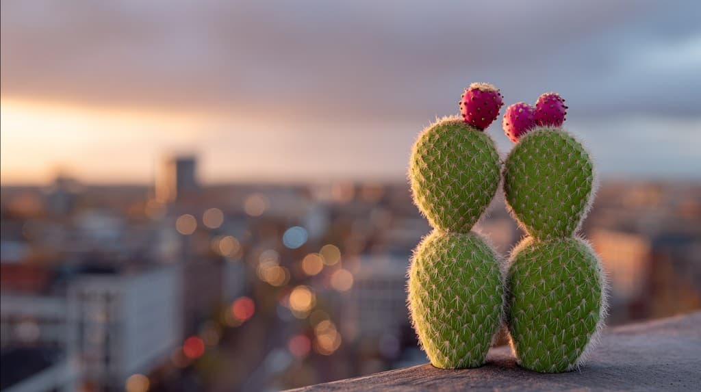 Prickly Pair — private space with Loma